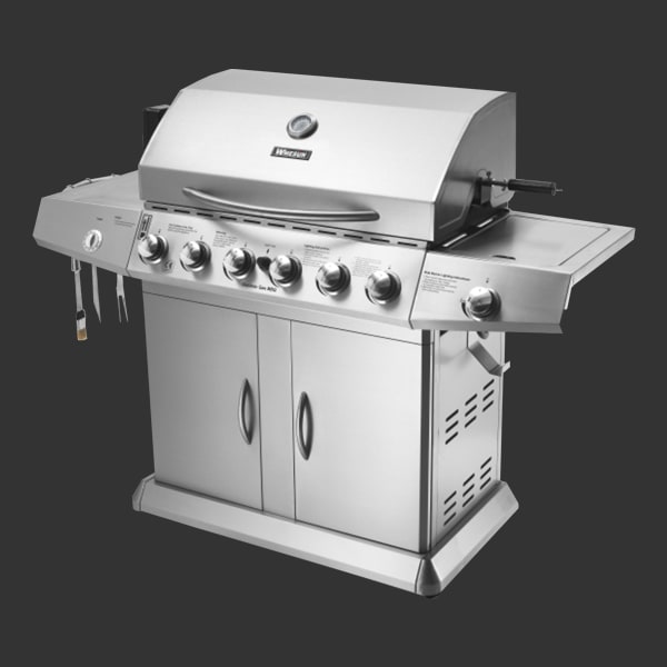 BQ2206 - Six Burners BBQ 商用六頭爐石油氣燒烤爐 Image
